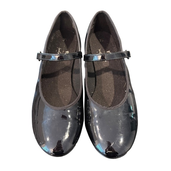 American Ballet Theatre Spotlights Mary Jane Shoes Kids 3.5 Black Patent Leather - Picture 1 of 8